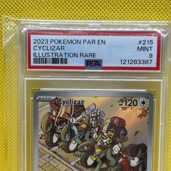Cyclizar 215/131 illustration Rare Paradox Rift Graded PSA 9 Pokemon Card NM - Image 2