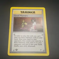 Good Manners 111/132 - 1ST EDITION - Gym Heroes - WOTC Pokemon CARD - NM - Image 1