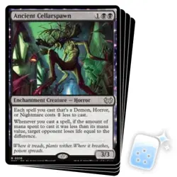 ANCIENT CELLARSPAWN X4 Duskmourn: House Of Horror: Commander Magic MTG MINT CARD - Image 1