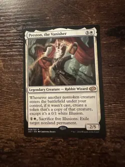 Magic The Gathering - Preston, the Vanisher - NM Near Mint - Jumpstart 2022 - Image 1