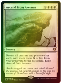 Ascend from Avernus - FOIL - NM MTG CLB - Battle for Baldur's Gate 005/361 Rare - Image 1