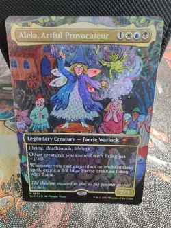 Alela, Artful Provocateur (1630) (Rainbow Foil) Secret Lair Drop Foil - Image 1