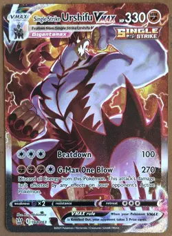 Urshifu VMAX Single Strike 168/163 - Battle Styles Pokemon TCG - NM - Image 1