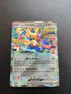 Pokemon TCG - Hop's Zacian ex 111/159 Play Stamped Prize Pack Series 7 Holo - Image 1