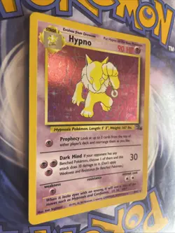 Hypno 8/62 Holo Rare Unlimited Fossil Pokemon - Image 2