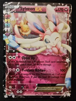 Sylveon EX RC21/RC32 XY Generations Radiant Collection Ext. Art Holo Pokemon LP - Image 1