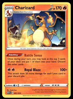 Pokemon TCG Mcdonalds 2024 Promo #001/015 Charizard NM - Image 1