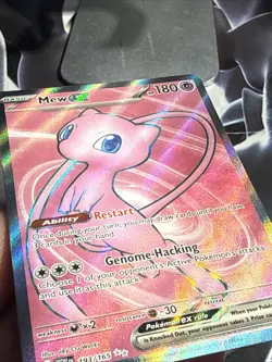 Mew EX 193/165 Full Art Ultra Rare Pokemon Tcg Scarlet & Violet 151 Near Mint - Image 3