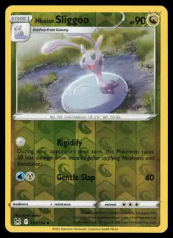 Hisuian Sliggoo 133/196 Reverse Holo Pokemon Lost Origin LP - Image 1
