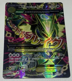 Pokemon TCG Mega Rayquaza EX Full Art 105/108 Roaring Skies Ultra Rare - Image 1