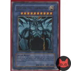 Yugioh Obelisk the Tormentor GB1-002 Ultra Rare LP - Image 1