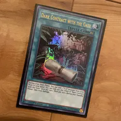 YuGiOh Dark Contract With The Gate GFP2-EN159 1st Edition Ultra Rare Konami - Image 2