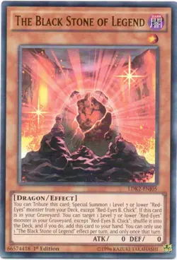 Yu-Gi-Oh! The Black Stone Of Legend LDK2-ENJ05 1st Edition Ultra Rare - Image 1