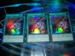3x Ultimate Slayer 1st Edition Super Rare RA02-EN070 Yu-Gi-Oh! - Image 1