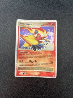 Infernape Lv. X 121/130 Diamond & Pearl Pokemon Card 2007 - LP/MP Condition - Image 1