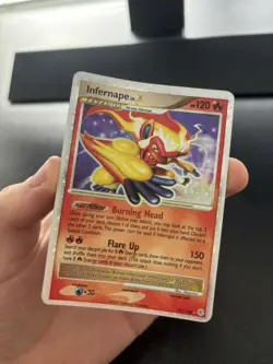 Infernape Lv. X 121/130 Diamond & Pearl Pokemon Card 2007 - LP/MP Condition - Image 3