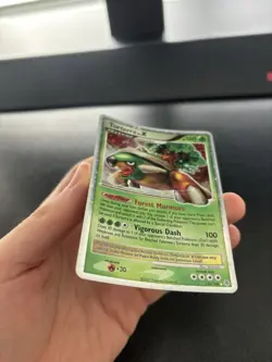 Torterra Lv. X 122/130 Diamond & Pearl Pokemon Card 2007 - LP Condition - Image 2