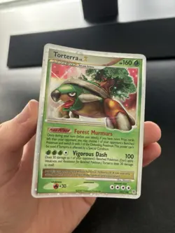 Torterra Lv. X 122/130 Diamond & Pearl Pokemon Card 2007 - LP Condition - Image 3