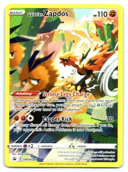 Galarian Zapdos Pokemon Promo SWSH: Sword & Shield Promo Cards SWSH283 - Image 1