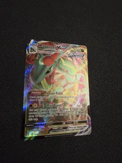 Pokemon TCG Rayquaza VMAX Holo Ultra Rare Card Evolving Skies 111/203 NM - Image 1