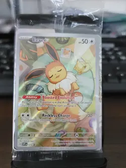 Pokemon Eevee TCG Scarlet & Violet Black Star Promo Card 173 SEALED - Image 1