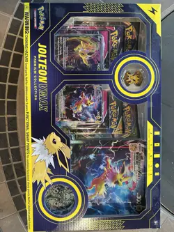 Jolteon VMAX Premium Collection Box Factory Sealed New Pokemon Card TCG - Image 1