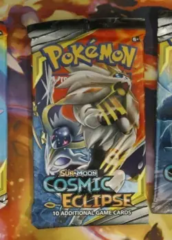 (1) Pokemon Trading Card Game Sun & Moon Cosmic Eclipse Booster Pack - Image 3
