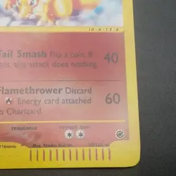 CHARIZARD 39/165 - REVERSE HOLO RARE - EXPEDITION - eREADER POKEMON CARD - NM/M - Image 4