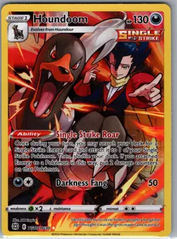 Houndoom TG10/TG30 SWSH09: Brilliant Stars Trainer Gallery - Pokemon Card - NM - Image 1