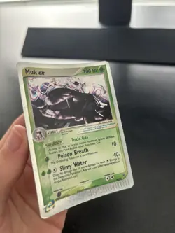 Muk ex 96/97 EX Dragon 2003 Pokemon Card Played Condition - Image 3