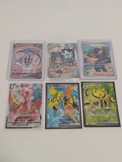 Pokemon Sealed Illustration Rare/Scizor Full Art/Full Art Holo Cards - Image 1