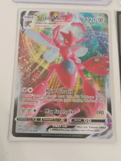 Pokemon Sealed Illustration Rare/Scizor Full Art/Full Art Holo Cards - Image 4