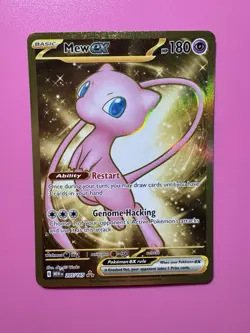 Mew ex - 205/165 - Pokemon 151 Secret Rare Metal Card NM - Image 1