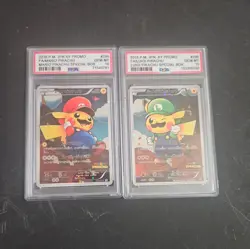 Custom made PSA 10 Mario & Luigi Pikachu 294/ & 296/XY-P Japanese Pokemon Card - Image 4