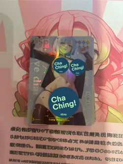 WAIFU Love Diary SSR 17 Lucy Heartfilia Rare card. Goddess Story Sexy Anime Girl - Image 1