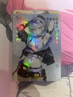 WAIFU Love Diary SSR 30 Silver Wolf Rare card. Goddess Story Sexy Anime Girl - Image 1