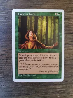 Nature's Lore - 5th Edition - MTG - Magic the Gathering - Image 1
