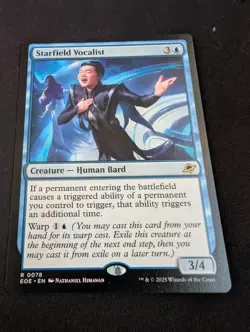 Starfield Vocalist R Regular 0078 | EOE Edge of Eternities | MTG pack fresh - Image 1