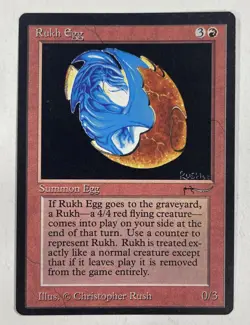 Rukh Egg Arabian Nights LP Light Play MTG Magic The Gathering C - Image 1
