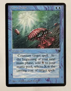 Mana Drain Legends LP Light Play MTG Magic The Gathering B - Image 1
