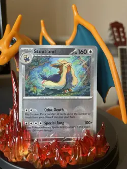 Pokemon TCG Stoutland Reverse Holo 076/086 Master Ball NM - Image 1