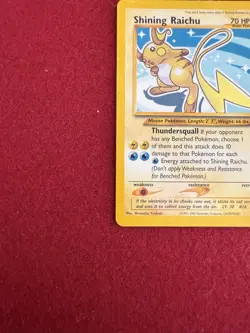 Shining Raichu 111/105 - Neo Destiny. Secret Rare Holo Pokemon Card 1995-2000 - Image 4