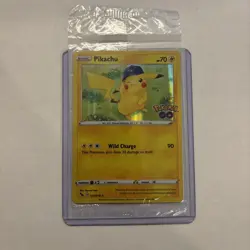 Pokemon Go TCG Pikachu Holo Foil Promo Card 028/078 Sealed 2022 - Image 1