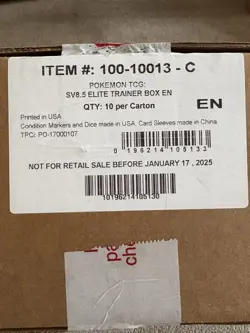 Pokemon Prismatic Evolutions ETB Case x 10 Sealed Elite Trainer Boxes SV8.5 - Image 2