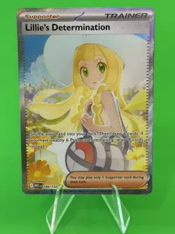 Pokemon Lillie's Determination Mega Evolution Special Illustration Rare 184/132 - Image 1