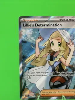 Pokemon Lillie's Determination Mega Evolution Ultra Rare Full Art 169/132 NM!!! - Image 4