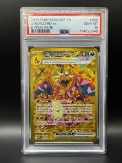 Pokemon TCG Charizard EX Holo Full Art PSA 10 Obsidian Flames 228/197 - Image 1