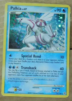 Palkia 11/130 Rare Holo Diamond & Pearl Set Pokemon MP - Image 1