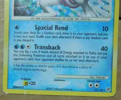 Palkia 11/130 Rare Holo Diamond & Pearl Set Pokemon MP - Image 4