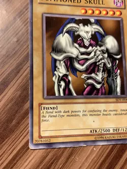 Yu-Gi-Oh! Summon Skull SDY-004 Yugioh HP TCG Card 1996 Anime - Image 3